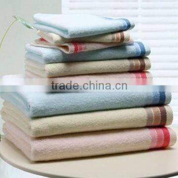 fashionable nice color cheap towel set