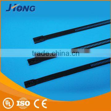 Ladde Type Plastic Sparayed Stainless Steel Cable Tie-Multi Lock Type