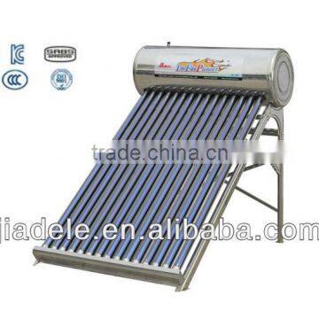 non-pressurized solar water heater