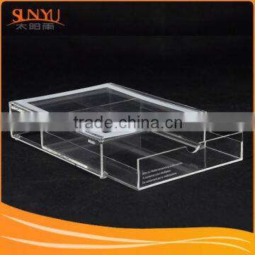 Export excellent clear acrylic tissue display box. perspex tissue box