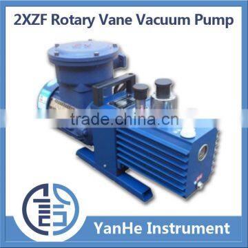 2XZF-1 direct coupled rotary-vane vacuum container with pump 12v manual vacuum pump