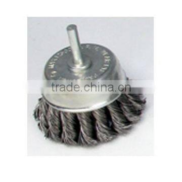 knot wire cup brush with shank