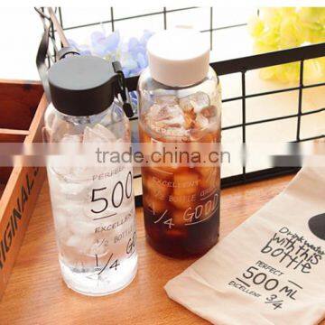 BPA Free Wholesale Summer Water Bottle Glass photo-2