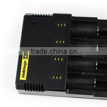 Newest Nitecore i4 charger Intellichage battery charger Multifunctional battery charger Ni-MH/Ni-Cd/aa aaa battery charger