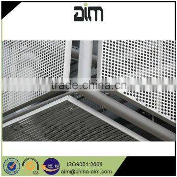 Easy installation perforated sheet metals