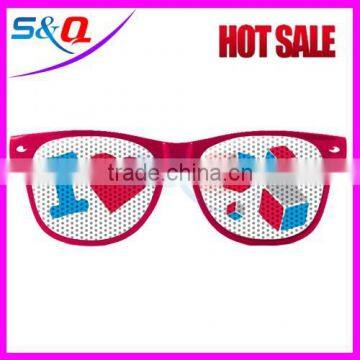 Fashionable Plastic Pinhole Party Sunglasses photo-3