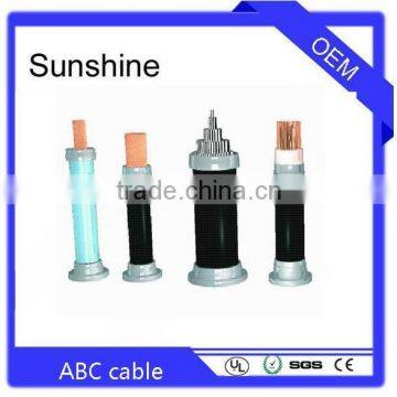overhead cable 6.35/11kv 12.7/22kv 19/33kV Quadruplex drop IEC62004