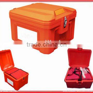 Waterproof insulated food delivery box for bicycles and scooter with FDA,CE report