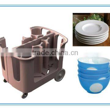 Rotomolded Plastic Adjustable Dish Carts Approved by FDA,CE,ISO photo-6