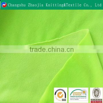 Fruit green wholesale 100% polyester steam velour fabric for designing clothing