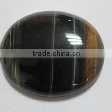 Blue tiger eye 30*40 mm oval cabochon-loose gemstone and semi precious stone cabochon beads for jewelry supplies and components