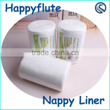 Happy Flute biodegradable bamboo nappy liner flushable bamboo diaper liners