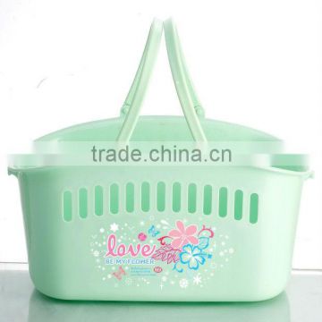 new plastic products plastic basket for fruit and vegetable with handle