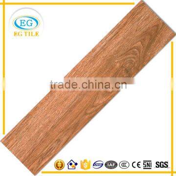600x150mm High quality hotel ceramic floor tile that looks like wood
