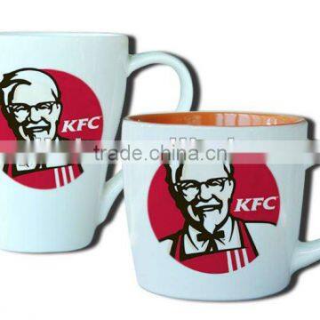 ceramic KFC promotion mug