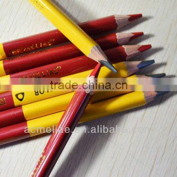 7" Jumbo Size High Quality 5.0mm Red and Graphite Lead Special bi Colored Pencil photo-4