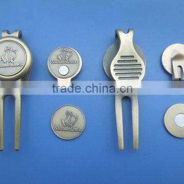 Custom Golf Hat Clip Ball Marker and Divot Repair Tool