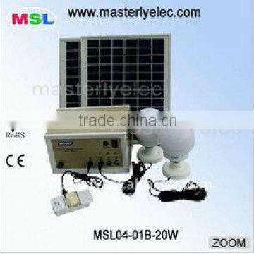 Solar Home Lighting Kits & Phone Charge