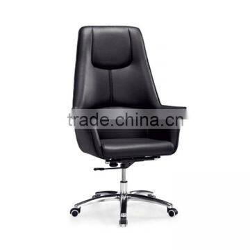 High Back Black Big PU Leather Office Chair