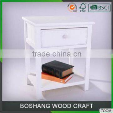 Small Storage Wooden Cheap Stool with Drawer Made in China