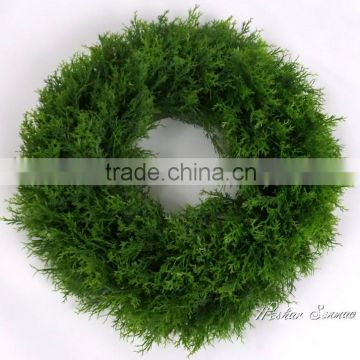 china manufacture wholesale artificial beautiful wall circles wreath for home decor