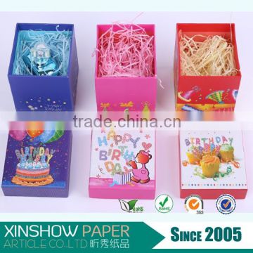 Hot sale shredded filling confetti paper and box