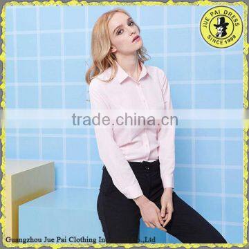 Light Pink Fashion Shirts, Women Dress Open Shirt, Office Dress Shirt Women                        
                                                Quality Choice