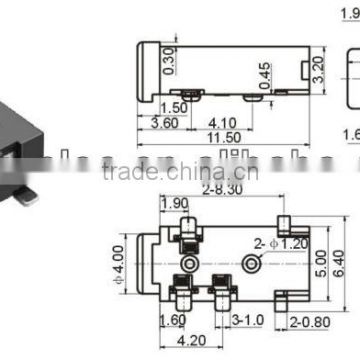 2.5mm headphone jack