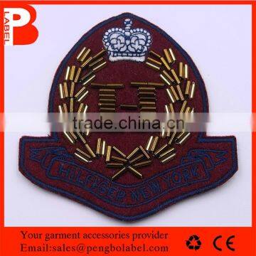 2015 hot sell Professional Customized logo design embroidery badges