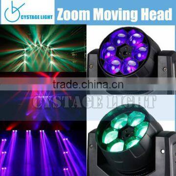 Stage/Disco Lighting Zoom 4in1 6pcs LED Wash Moving Head