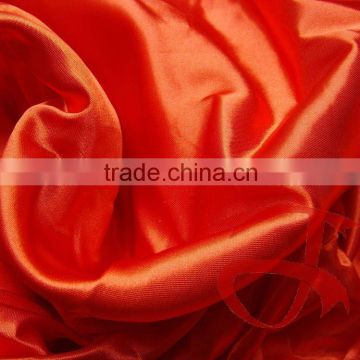 100% polyester satin fabric making for chair cover