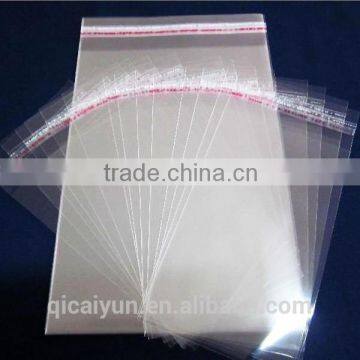 Shenzhen China best quality customized clear self adhesive cheap opp plastic bag                        
                                                Quality Choice