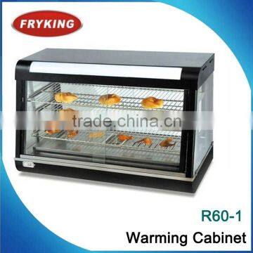 Stainless Steel Glass Body Food warmer Display/ Warming Cabinet