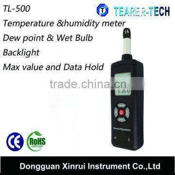 TL-500 portable temperature and humidity meter/environmental test/temperature and humidity meter with factory lowest price