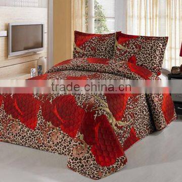 100% polyester 3D printing bed spread Made in China