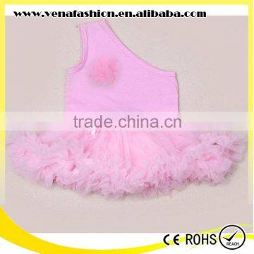Flower Pink Plain Wear New Born Baby Clothes Clothing