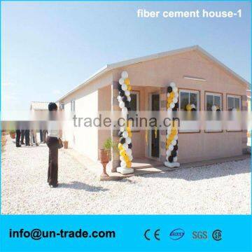 strong fiber cement prefab house