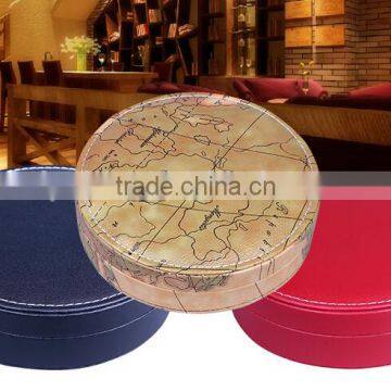 Promotional Wine Bottle Leather Holder Wine Bottle Carrier Gift Box For Single Bottle With Wine Tool Set, Black Color photo-2