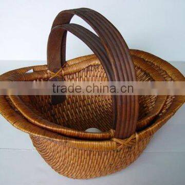 2012 new fashion apple wicker basket