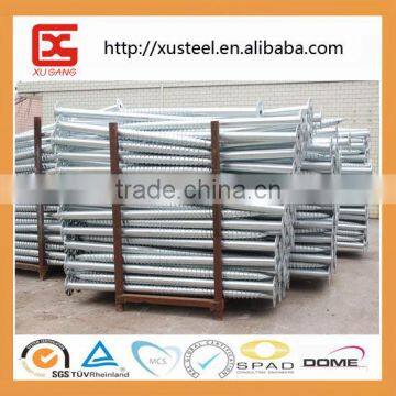 galvanized ground screws piles for solar power system