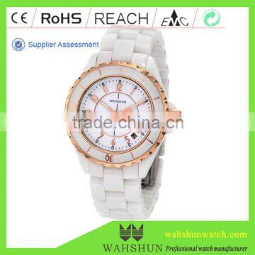 Luxury couple watch high quality cheap ceramic watch