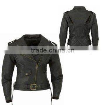 Leather Motorbike Racing Jacket