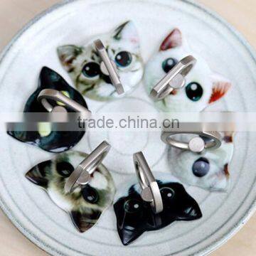 Factory Price Smart Slim Metal KickStand Holder For Cell Phone 360 Degree Rotation Ring Buckles Cat Phone Holder photo-5