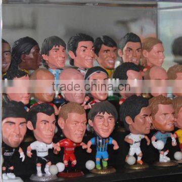 OEM custom plastic pvc football action figure toys,pvc football action figure