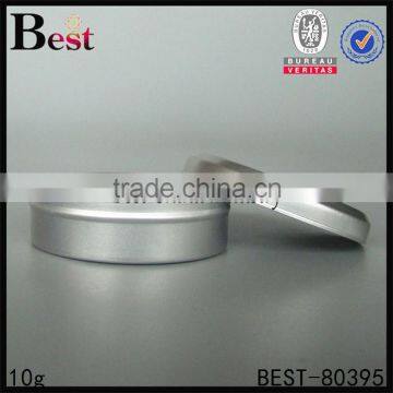 10g eye cream aluminium jar, screw cap nail gel aluminum jars wholesale