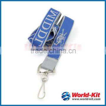 Wholesale Promotion Product Custom Woven Polyester Lanyards