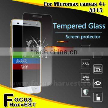 Factory Supply 0.33mm 9H 2.5D Screen Welcome OEM/ODM Mobile Phone Accessories Tempered Glass Screen Protector For Micromax A315 photo-1