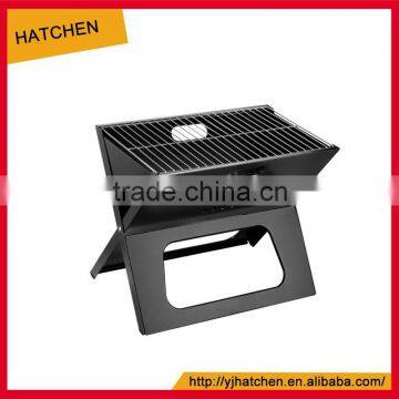 A821 outdoor stainless steel foldable charcoal BBQ grill