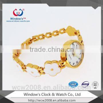 Beautiful Floral Fancy Watch Girls Hand Chain Watch photo-2