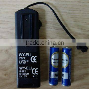 WY-ELI-IPSF2-0-200cm AAAX2PCS EL WIRE Battery INVERTER